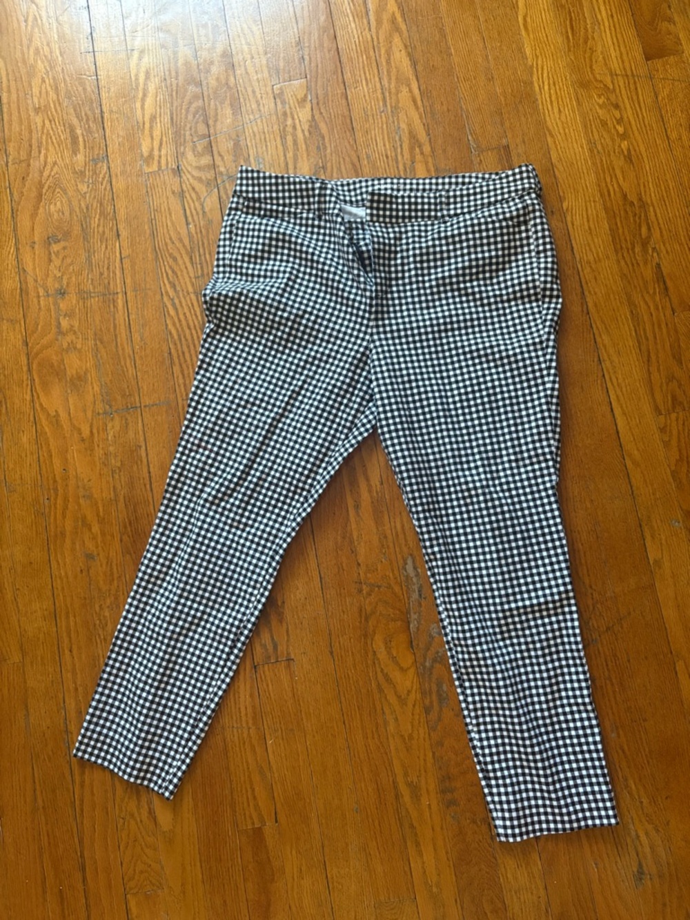 Old Navy Black and White Gingham Pants
